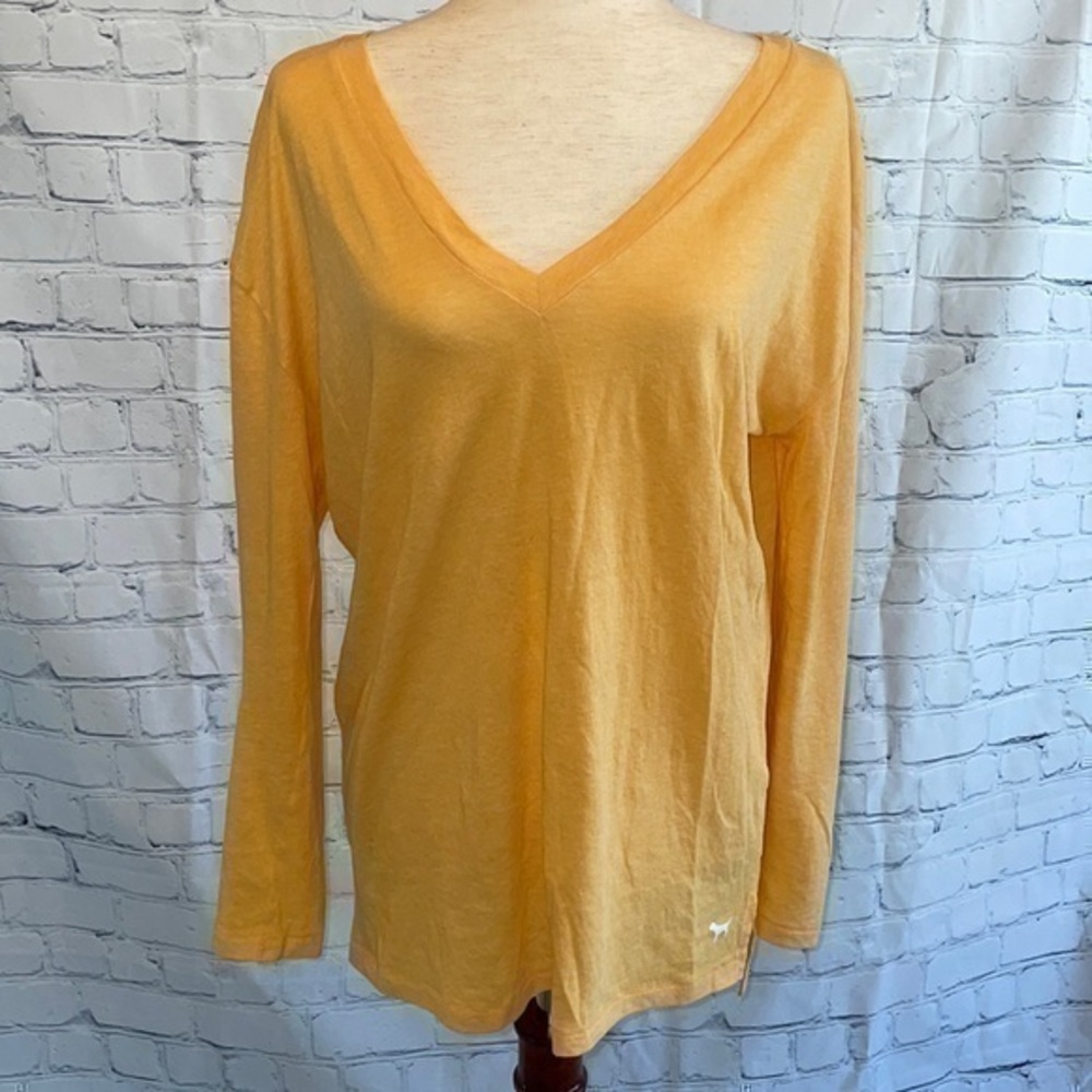 PINK by Victoria’s Secret V neck long sleeve tee